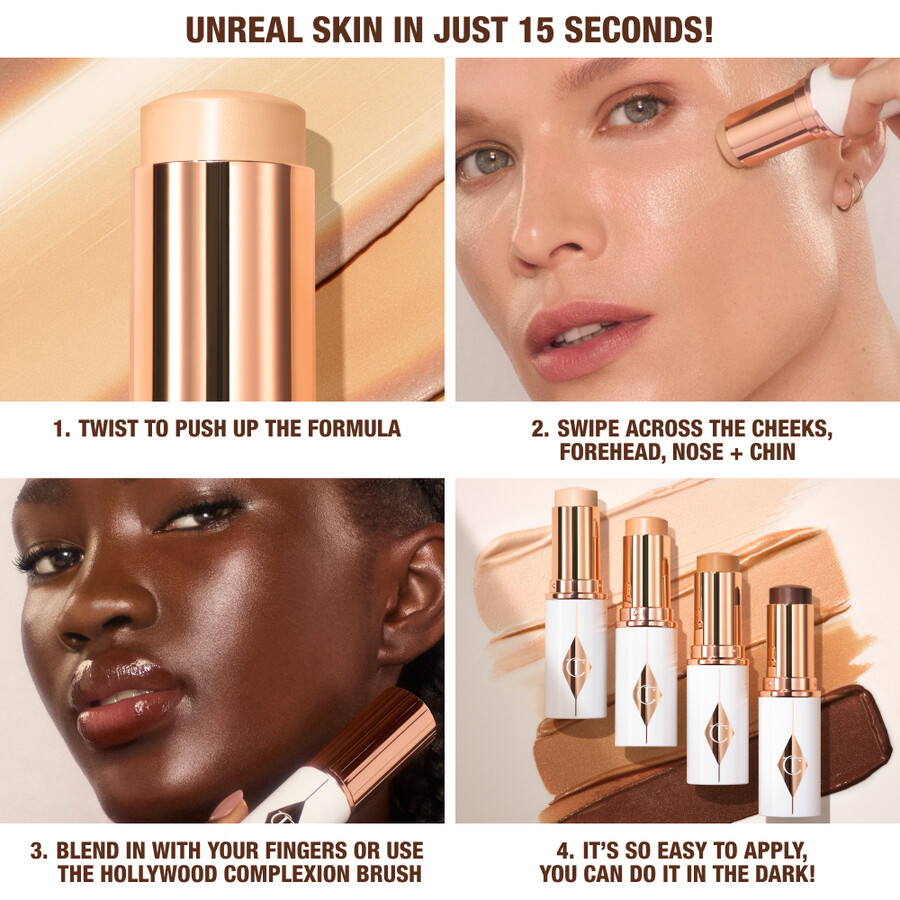 fondotinta idratante in stick unreal skin sheer glow tint