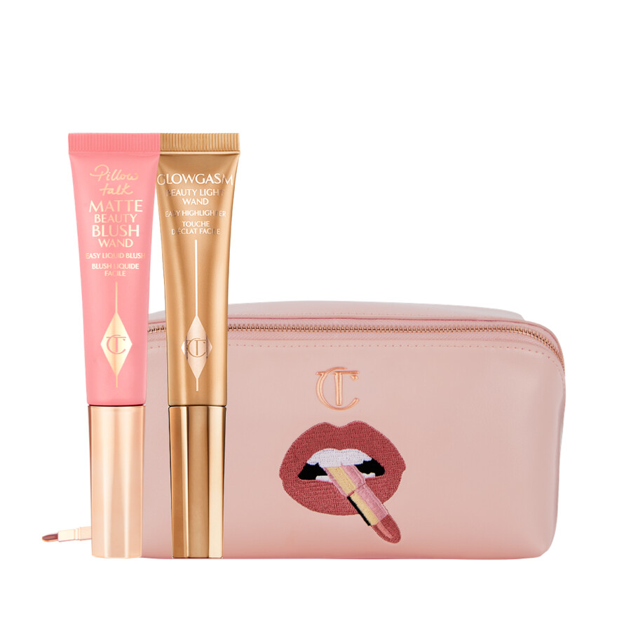 kit bacchette di bellezza e borsa per il trucco pillow talk