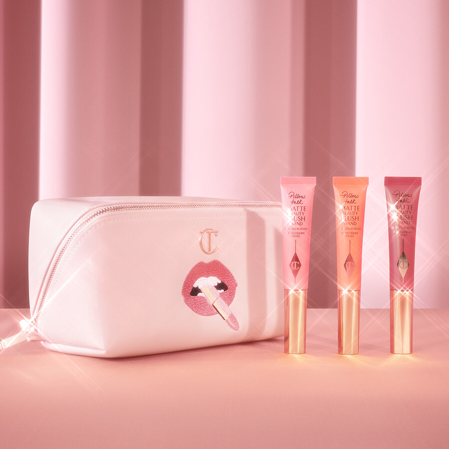 kit bacchette di bellezza e borsa per il trucco pillow talk