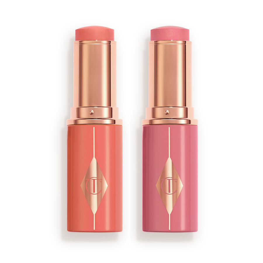 duo di stick luminosi e sani unreal blush