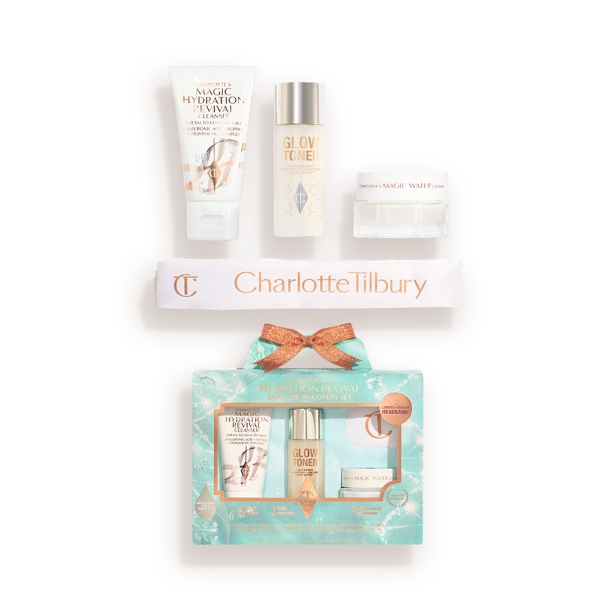 kit scoperta per la cura della pelle hydration revival di charlotte