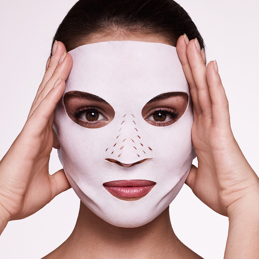 maschera viso magica istantanea - maschera in tessuto secco
