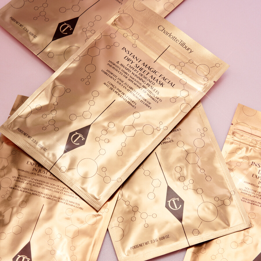 maschera viso magica istantanea - maschera in tessuto secco