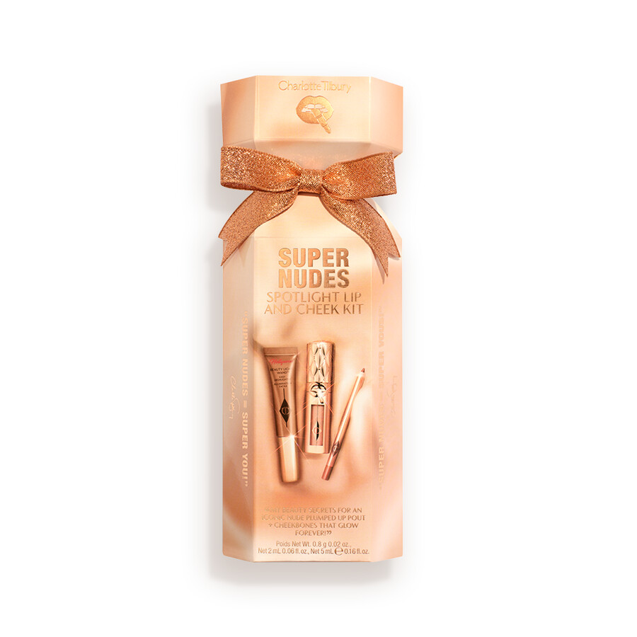 kit super nudes spotlight per labbra e guance
