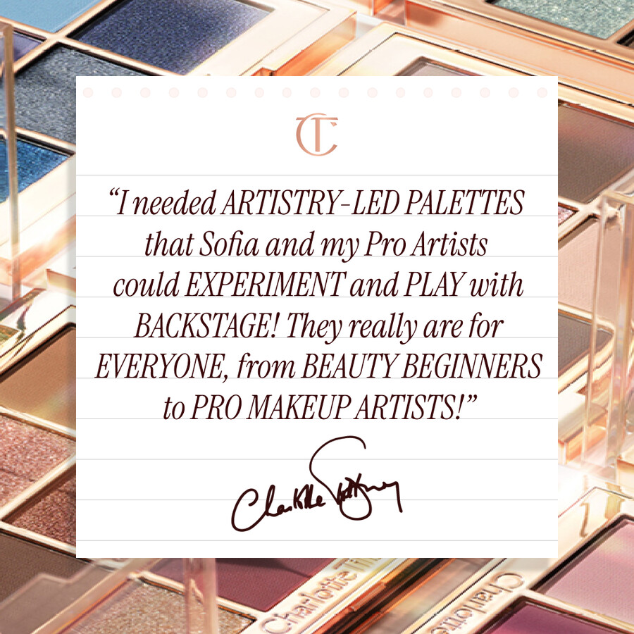 la palette di tendenze occhi di charlotte