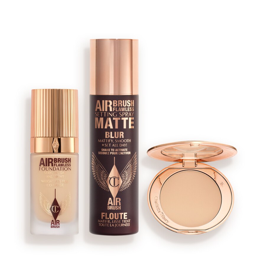 kit per aerografo impeccabile perfetto sfocato e fissato