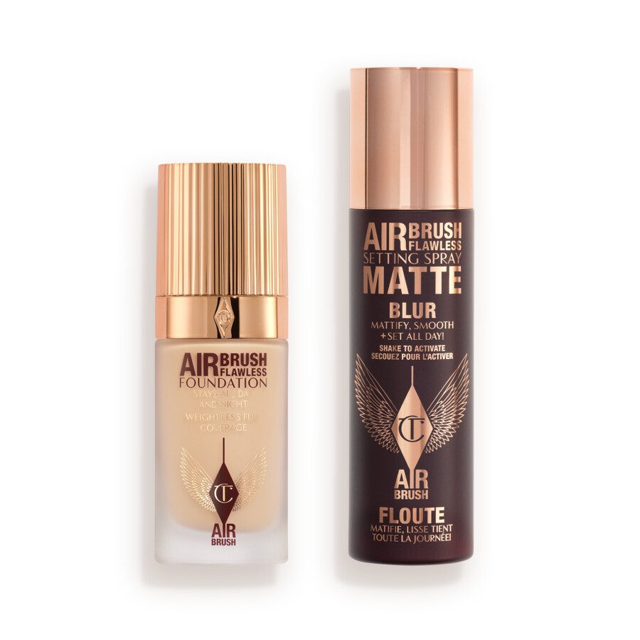 kit perfetto opacizzante e fissante per airbrush flawless